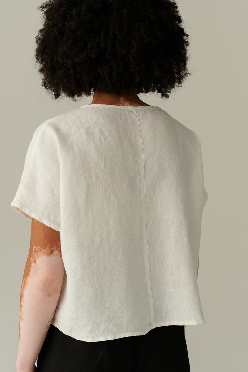 Esme Linen Top by LinenFox, 100% Linen