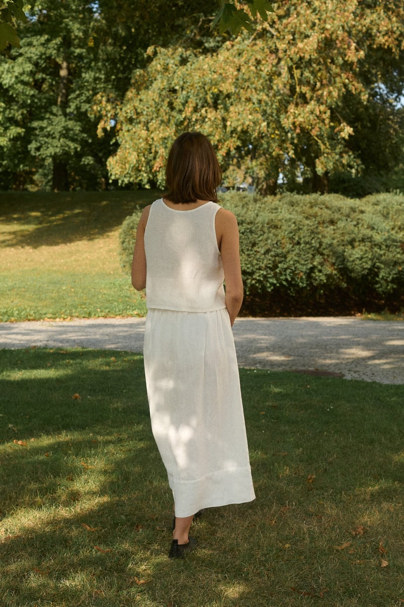 Ariel Linen Skirt by LinenFox, 100% Linen