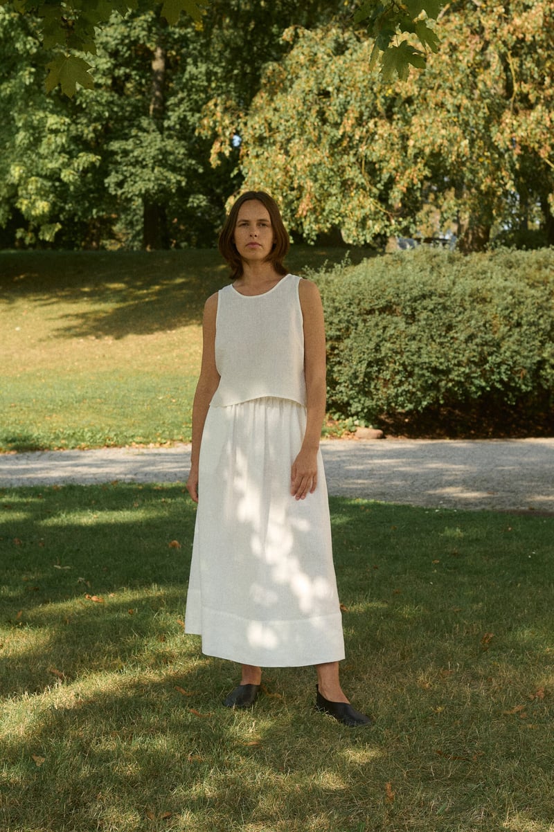 Ariel Linen Skirt by LinenFox, 100% Linen