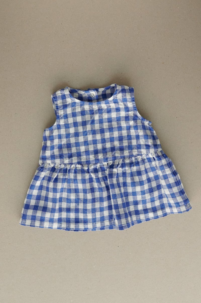 Airi Linen Baby Dress by LinenFox, 100% Linen
