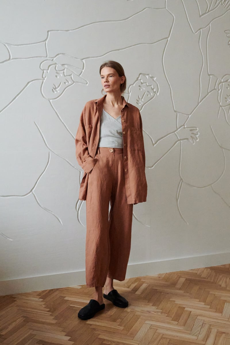 Vika Linen Shirt by LinenFox, 100% Linen