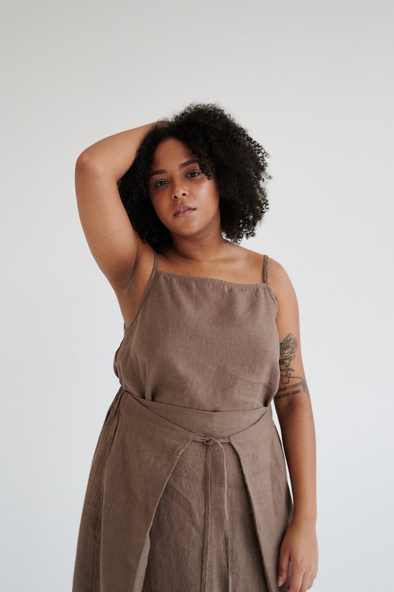 Fern Linen Skirt by LinenFox, 100% Linen