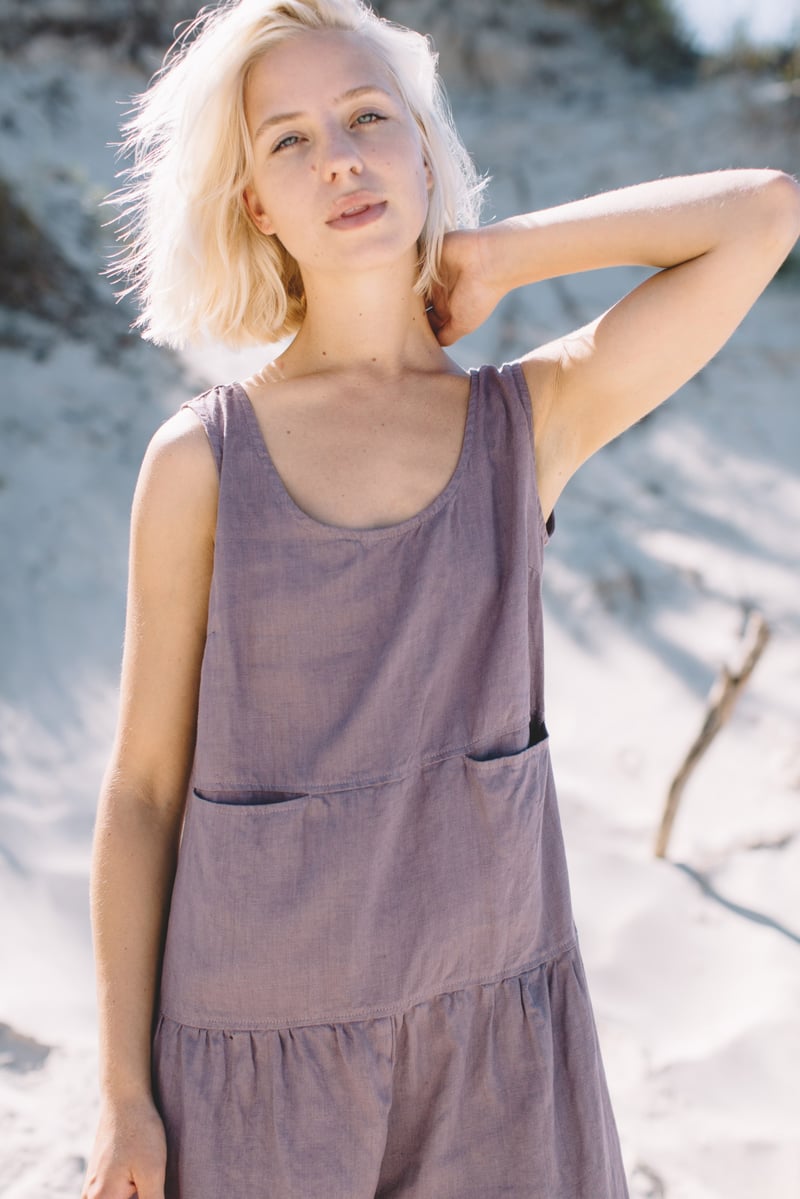 Hai Linen Jumpsuit by LinenFox, 100% Linen