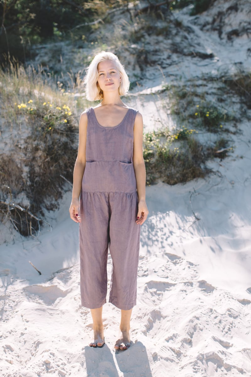 Hai Linen Jumpsuit by LinenFox, 100% Linen
