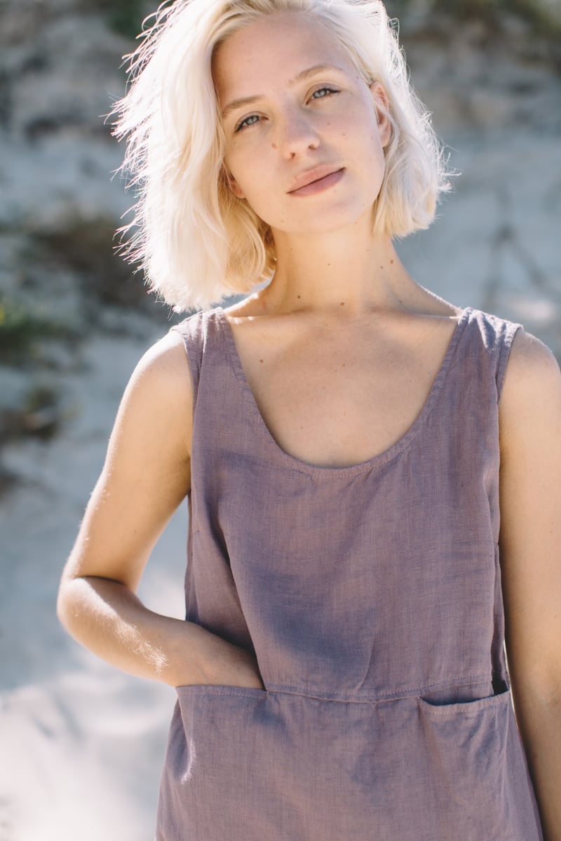 Hai Linen Jumpsuit by LinenFox, 100% Linen