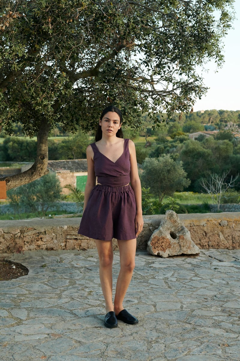 Soja Linen Top by LinenFox, 100% Linen