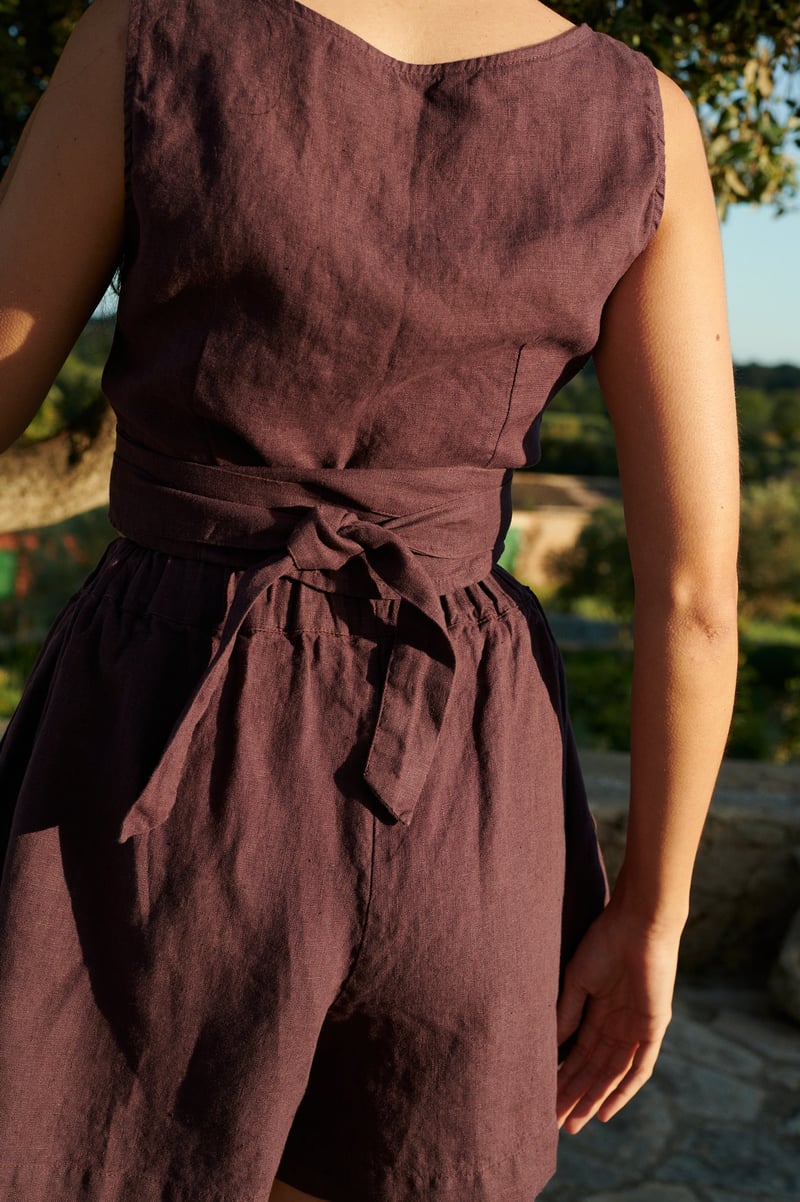 Soja Linen Top by LinenFox, 100% Linen