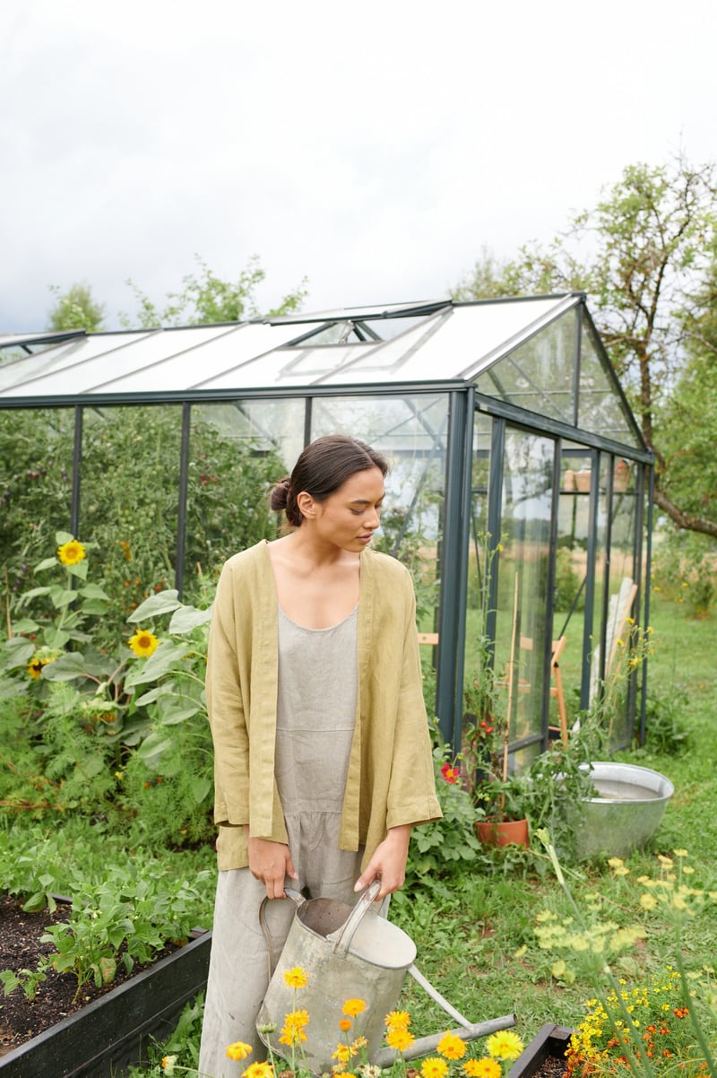 Juta Linen Jacket by LinenFox, 100% Linen