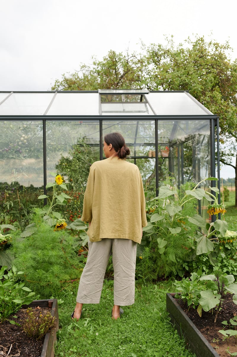Juta Linen Jacket by LinenFox, 100% Linen