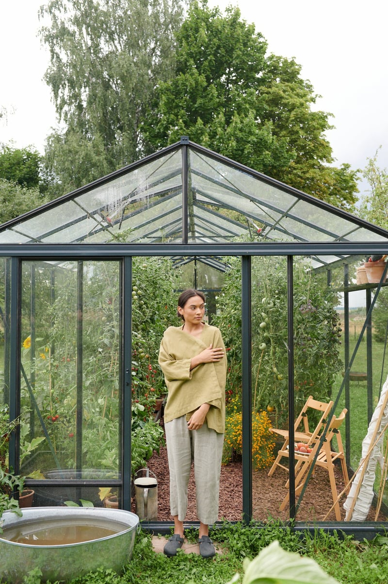 Juta Linen Jacket by LinenFox, 100% Linen
