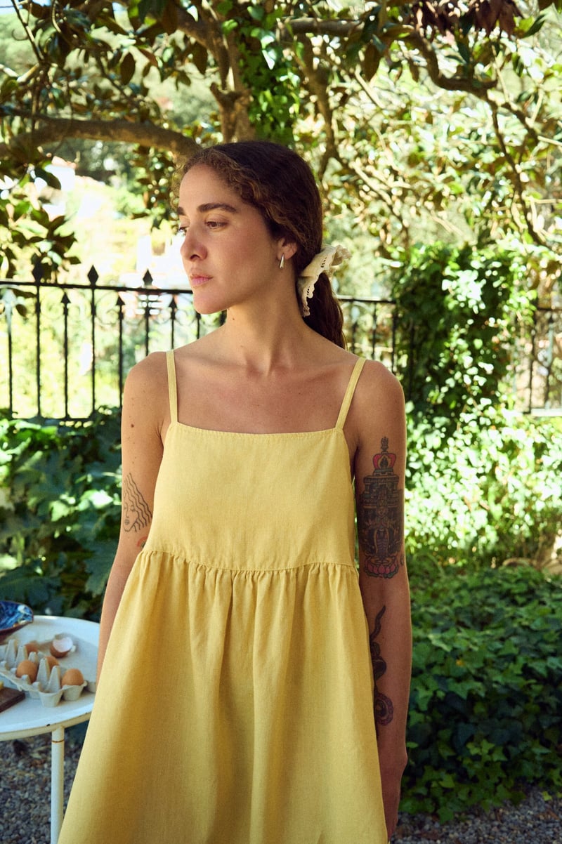 Spaghetti Straps Dress – Baru by LinenFox, 100% Linen