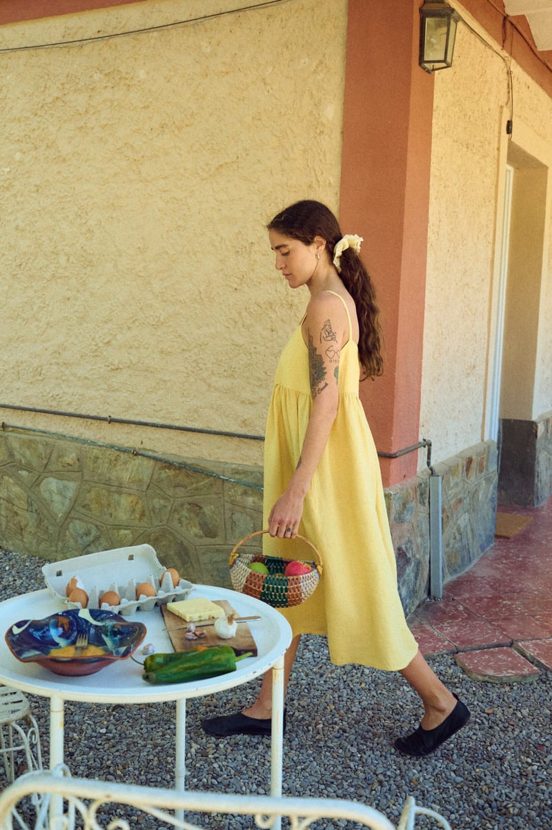 Spaghetti Straps Dress – Baru by LinenFox, 100% Linen