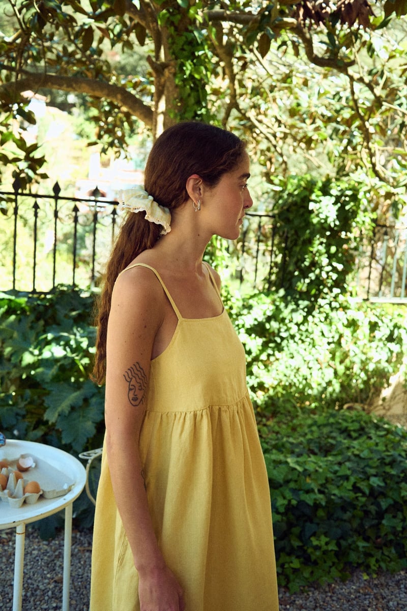 Spaghetti Straps Dress – Baru by LinenFox, 100% Linen