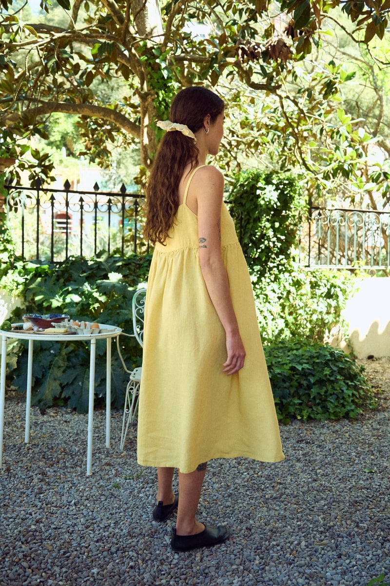 Spaghetti Straps Dress – Baru by LinenFox, 100% Linen