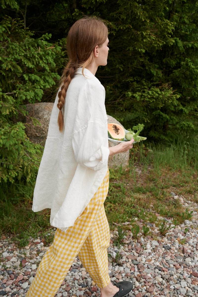 Vika Linen Shirt by LinenFox, 100% Linen