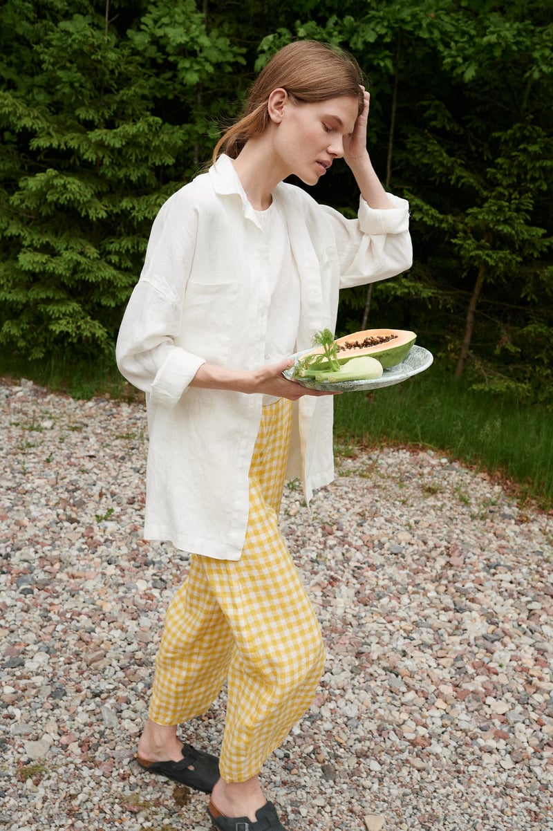 Vika Linen Shirt by LinenFox, 100% Linen