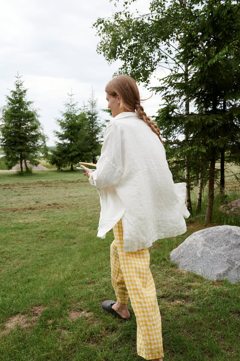 Vika Linen Shirt by LinenFox, 100% Linen