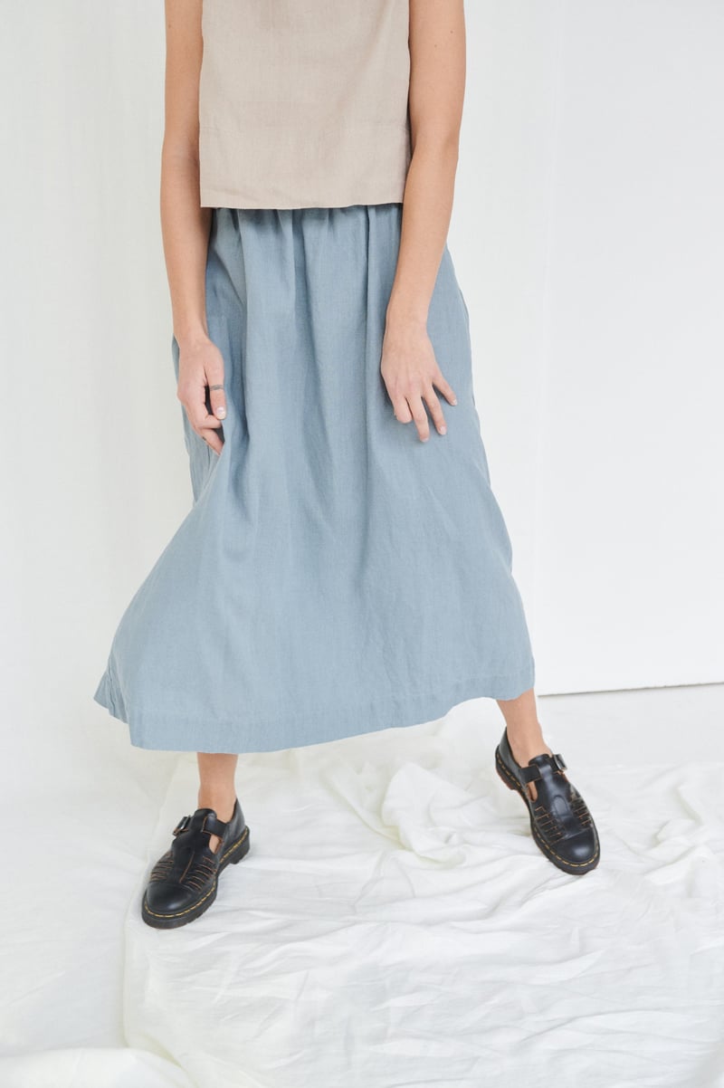 Lina Linen Skirt by LinenFox, 100% Linen