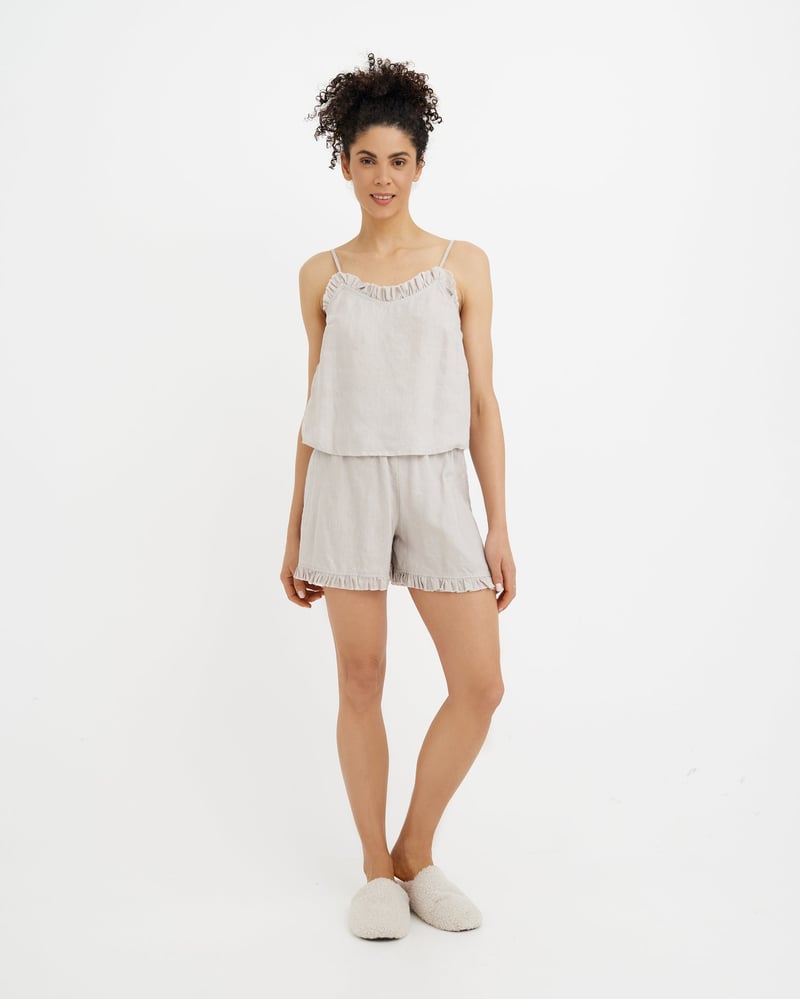 Linen pajama set NAPA in Natural flax by MagicLinen, 100% Linen