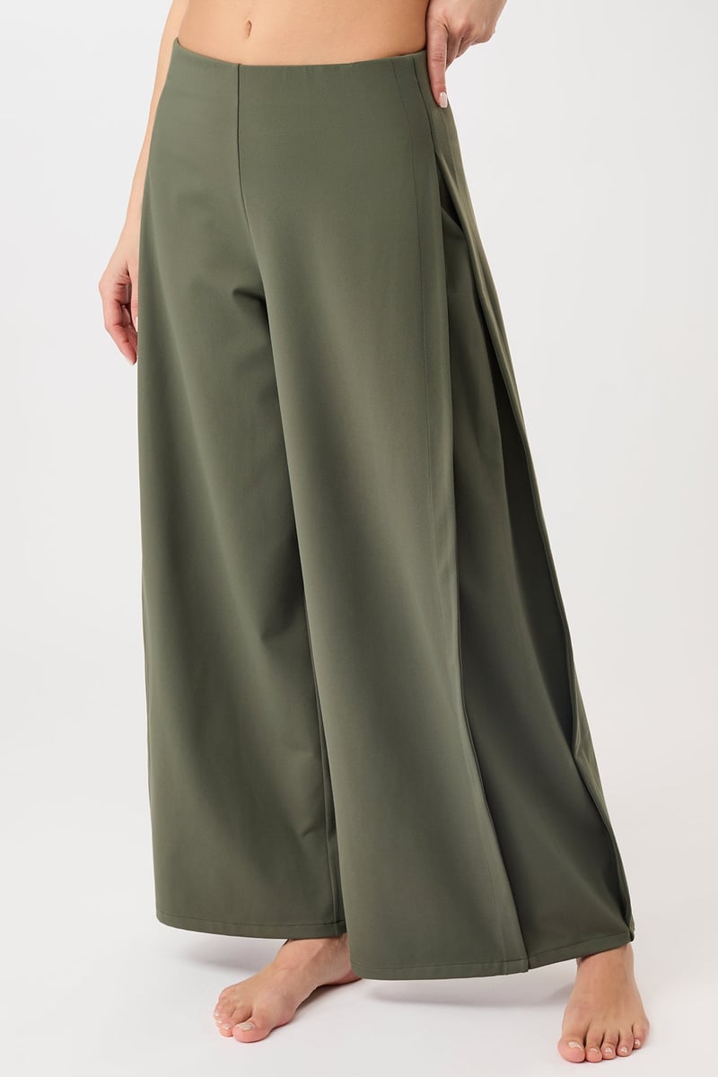 Extra Wide Pants - Leaf by Mandala, 80% Polyester, 20% Elastane