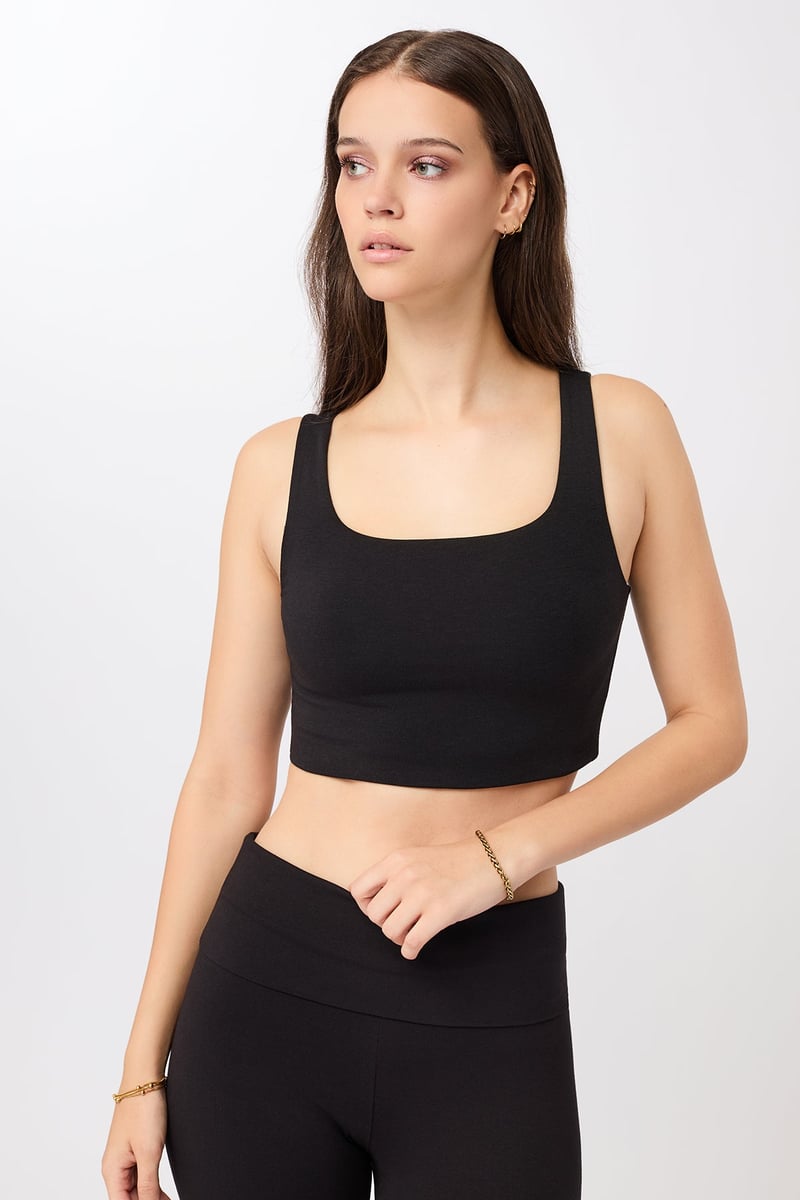 Ultra Light Bra - Black by Mandala, 61% Lyocell, 34% Cotton, 5% Elastane
