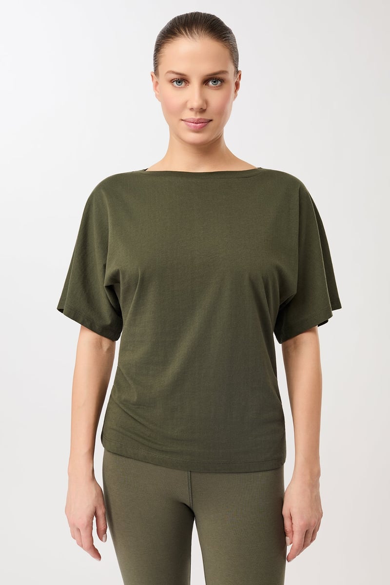 Butterfly T-Shirt - Leaf, GOTS by Mandala, 100% Cotton