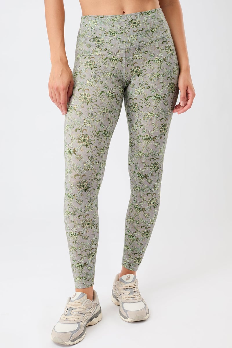 Best Printed Legging - Shalimar Print by Mandala, 61% Lyocell, 34% Cotton, 5% Elastane
