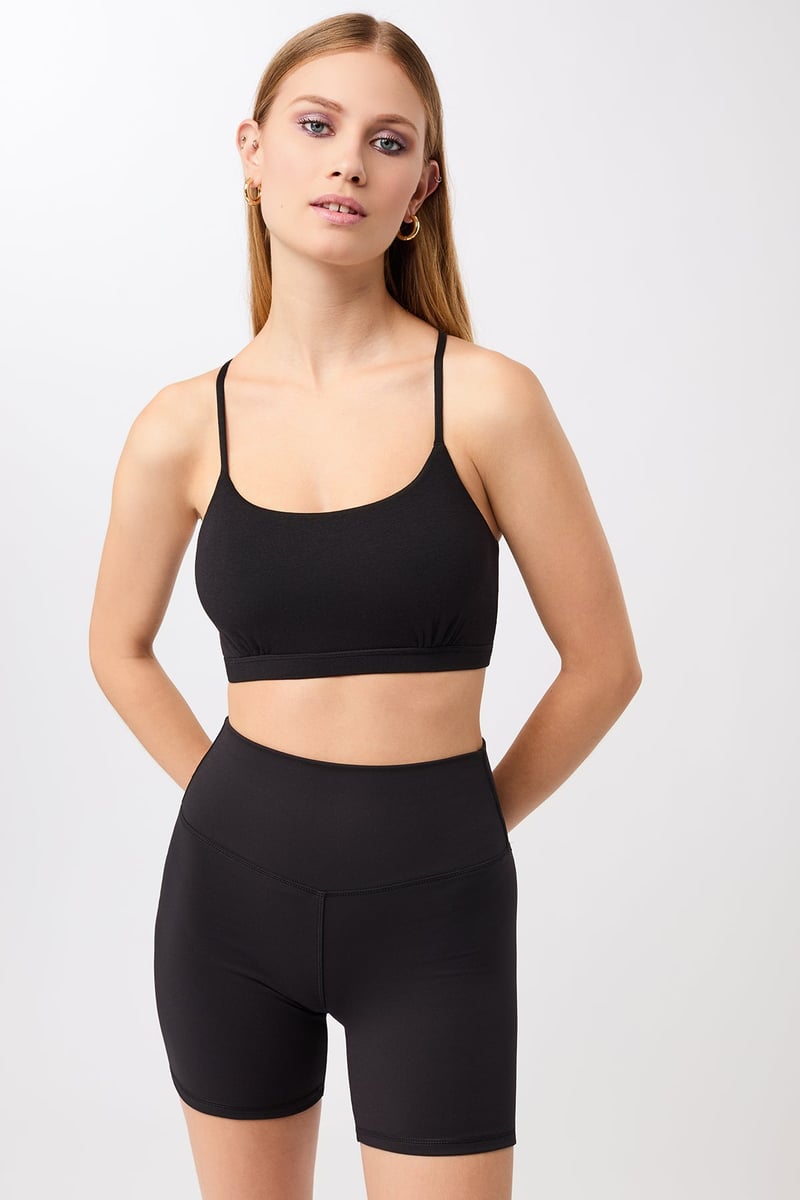 Comfort Bra - Black by Mandala, 48% Cotton, 48% Modal, 4% Elastane
