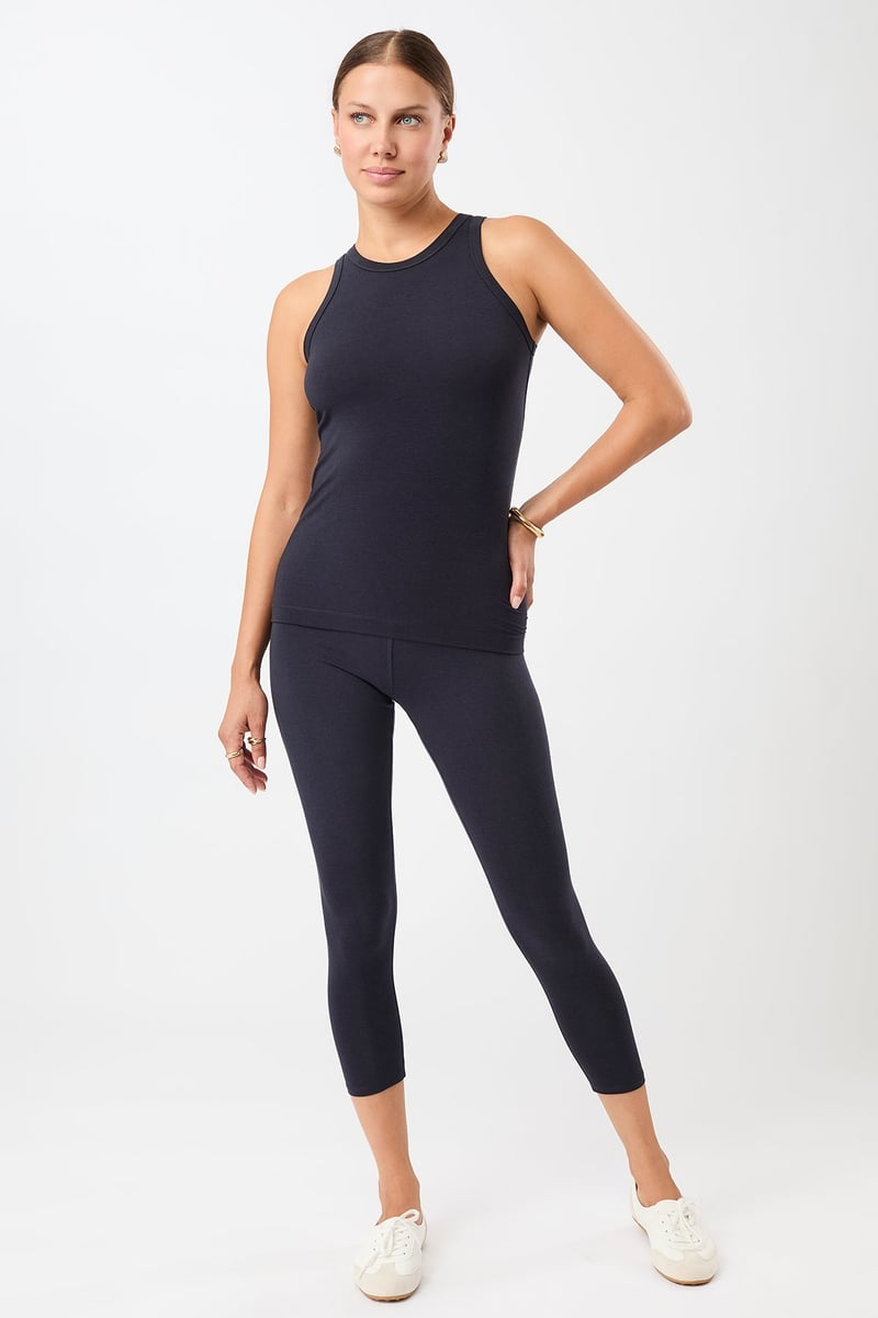 Best Cropped Legging - Night Sky by Mandala, 55% Lyocell, 30% Cotton, 15% Elastane
