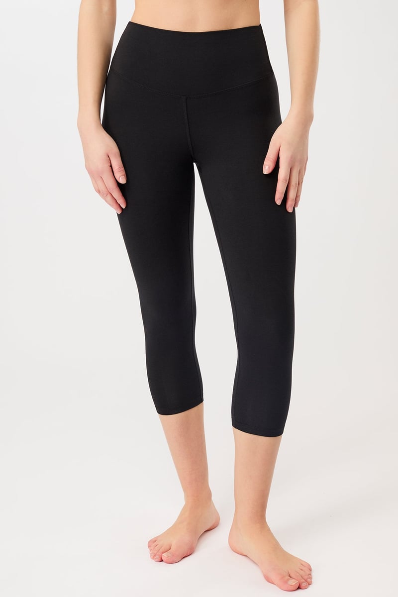 Best Cropped Legging - Black by Mandala, 55% Lyocell, 30% Cotton, 15% Elastane