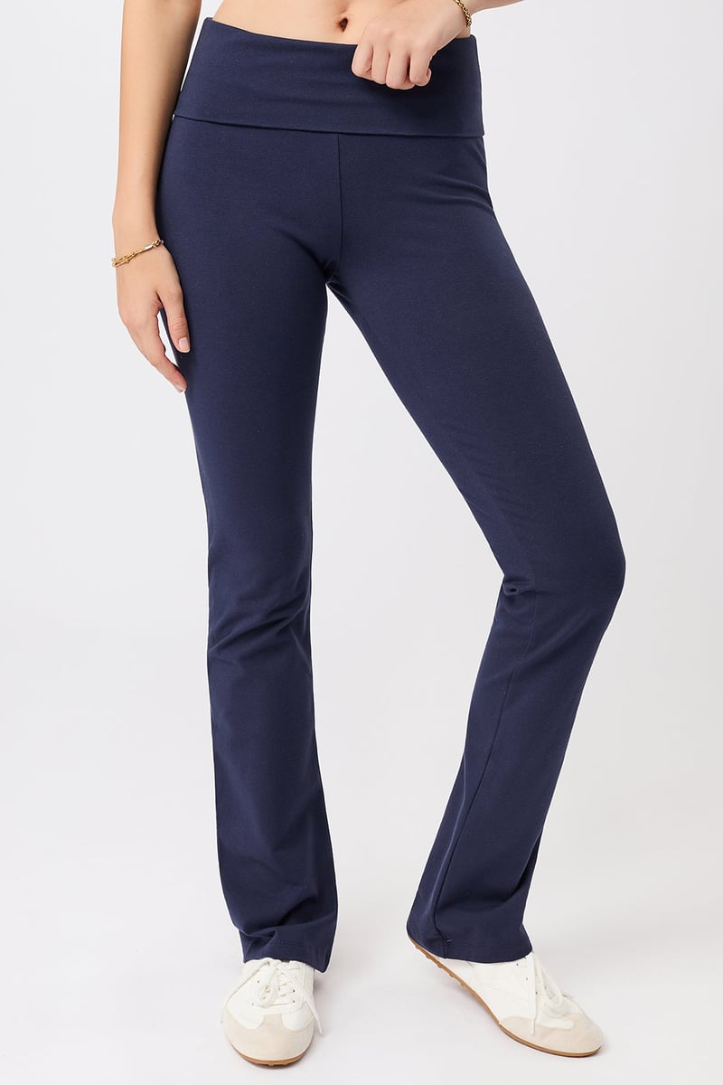 Legging Roll-Down Flared - Night Sky, GOTS by Mandala, 95% Cotton, 5% Elastane