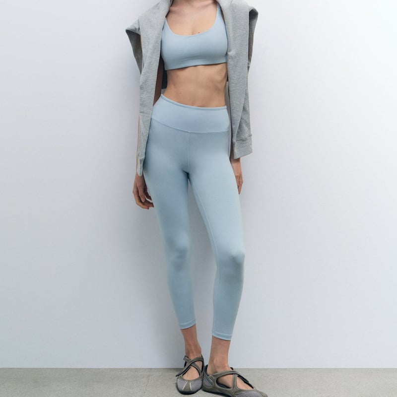 Organic Stretch Midi Legging by MATE the Label, 92% Cotton, 8% Elastane