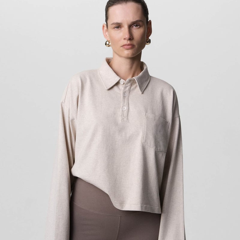 Organic Structured Cotton Polo by MATE the Label, 100% Cotton
