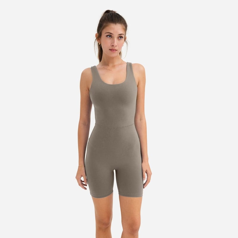 Organic Stretch Unitard by MATE the Label, 92% Cotton, 8% Elastane