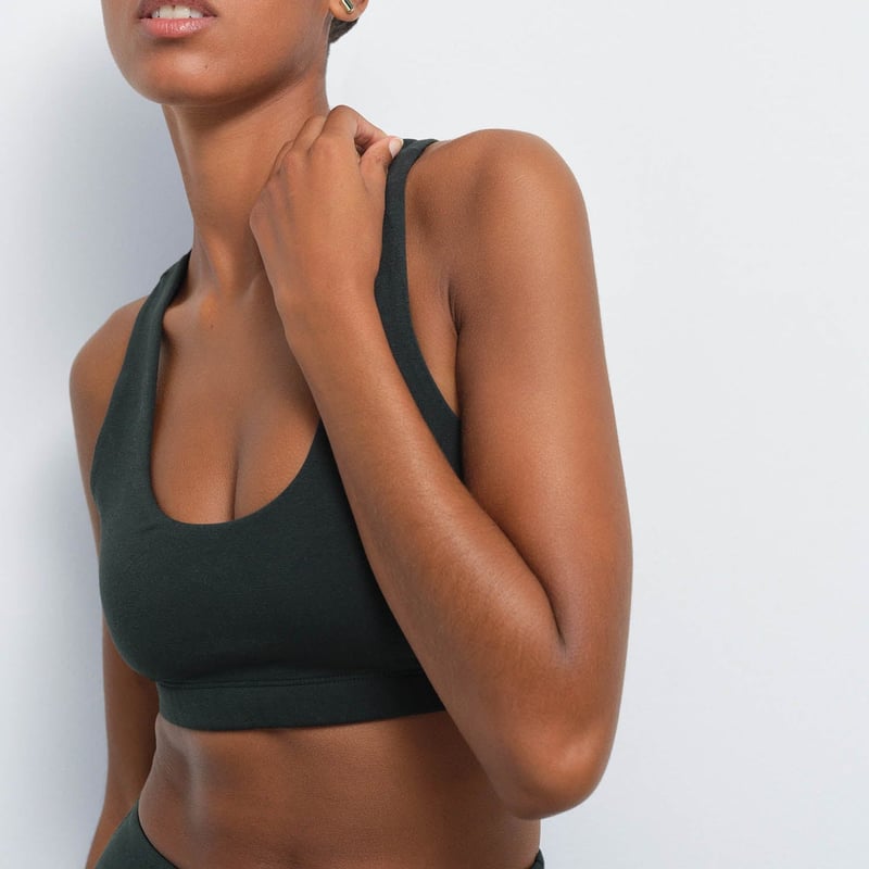 Organic Stretch Sports Bra by MATE the Label, 92% Cotton, 8% Elastane