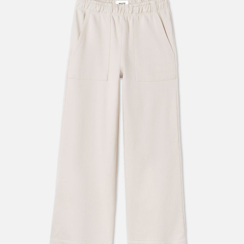 Organic Fleece Wide Leg Pant by MATE the Label, 100% Cotton
