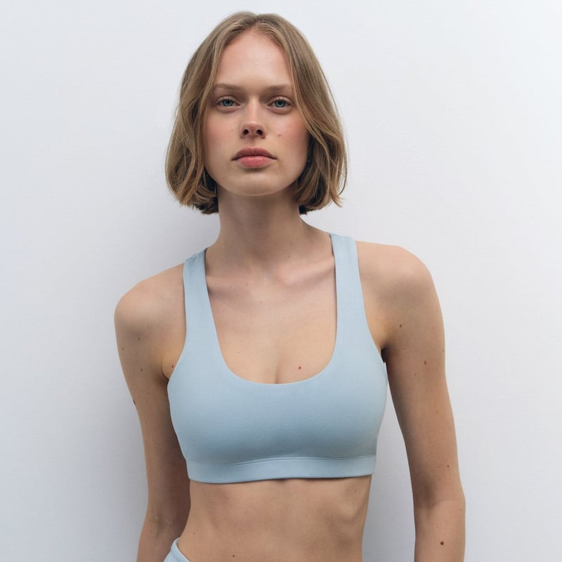 Organic Stretch Sports Bra by MATE the Label, 92% Cotton, 8% Elastane