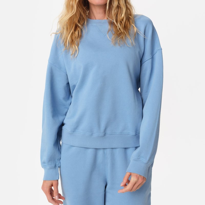 Organic Fleece Relaxed Crewneck Sweatshirt by MATE the Label, 100% Cotton