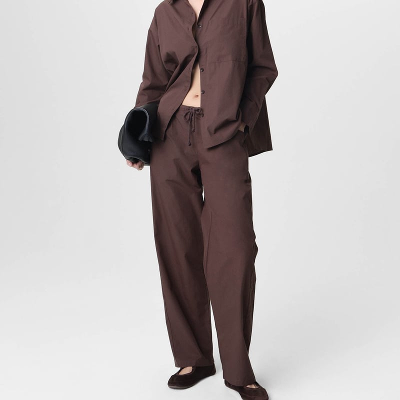 Organic Poplin Essential Pant by MATE the Label, 100% Cotton
