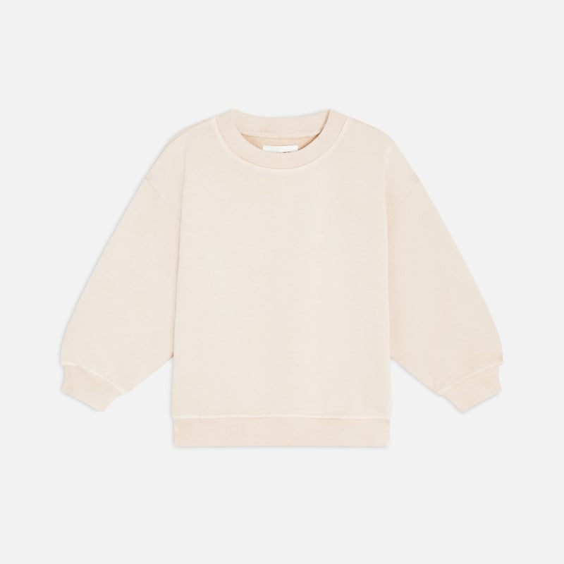 Mini Organic Fleece Crew Neck Sweatshirt by MATE the Label, 100% Cotton