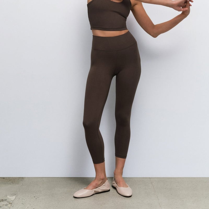 Organic Stretch Midi Legging by MATE the Label, 92% Cotton, 8% Elastane