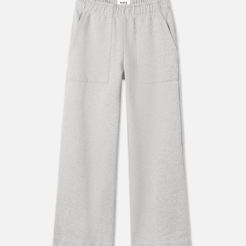 Organic Fleece Wide Leg Pant by MATE the Label, 100% Cotton
