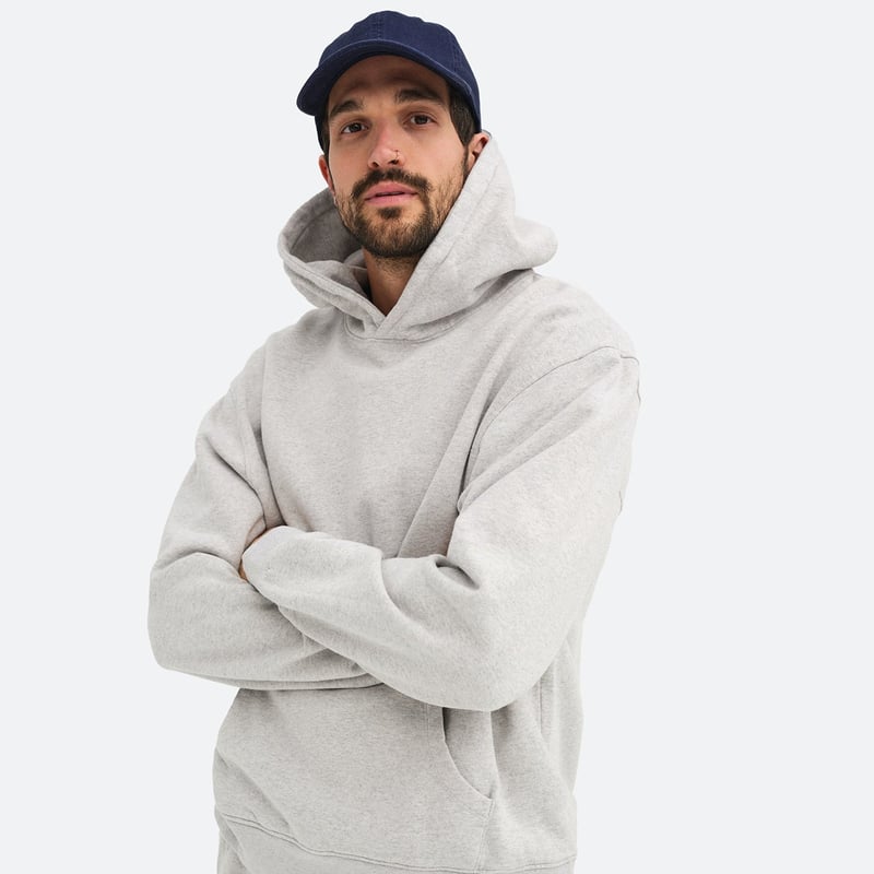 Men's Organic Fleece Hoodie by MATE the Label, 100% Cotton