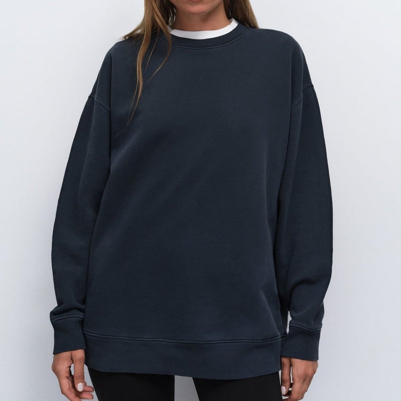 Organic Fleece Oversized Sweatshirt by MATE the Label, 100% Cotton