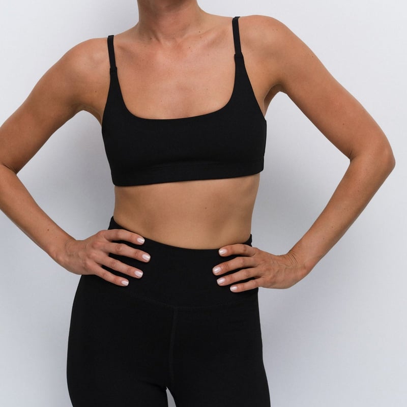 Organic Stretch Scoop Bra by MATE the Label, 92% Cotton, 8% Elastane