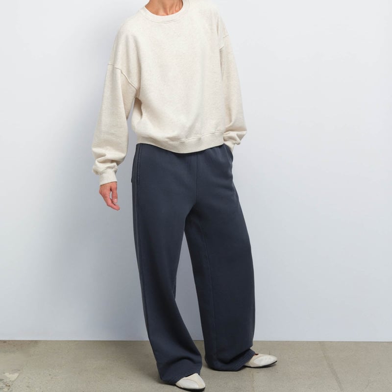 Organic Fleece Straight Leg Sweatpant by MATE the Label, 100% Cotton