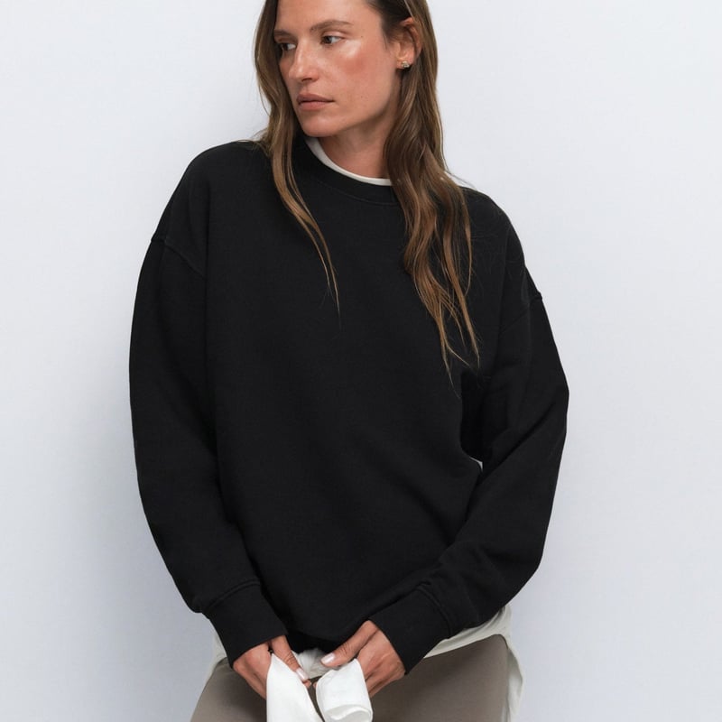 Organic Fleece Oversized Sweatshirt by MATE the Label, 100% Cotton