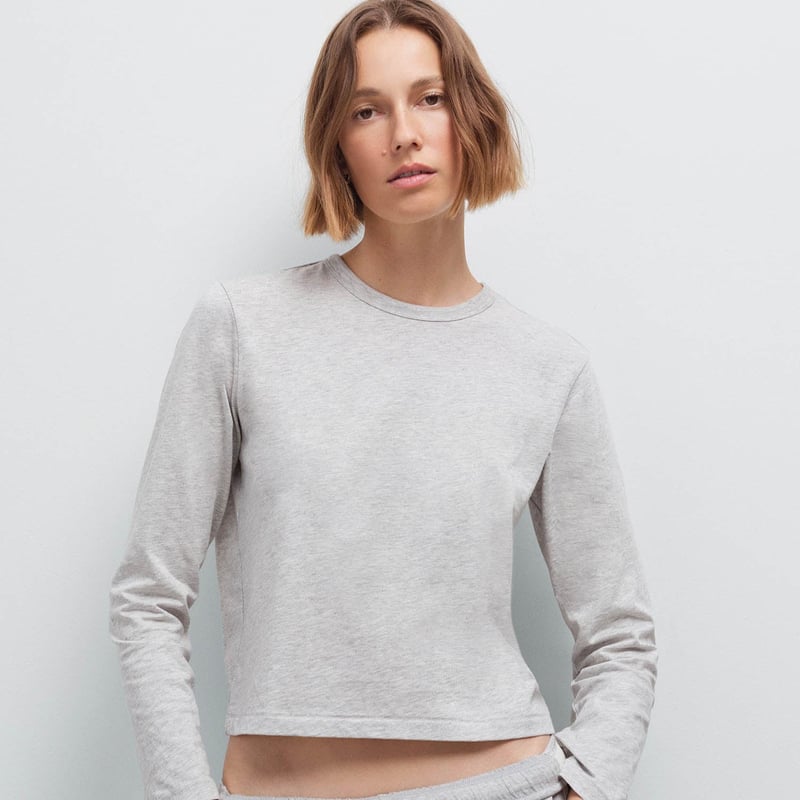 Organic Pima Long Sleeve Tee by MATE the Label, 100% Cotton