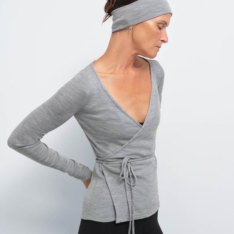 Merino Wrap Top by MATE the Label, 100% Wool