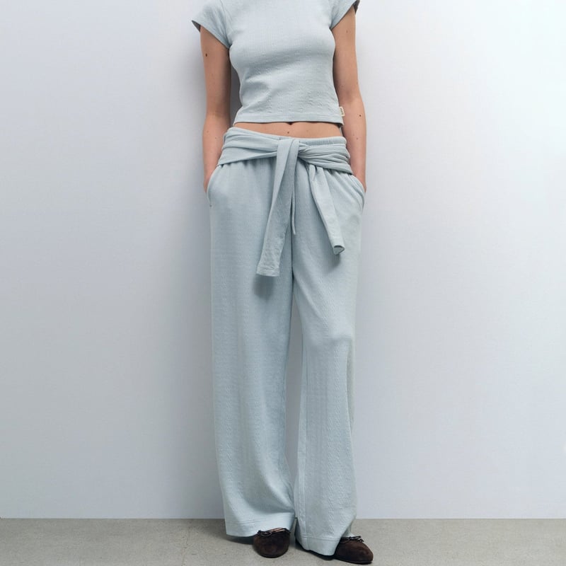 Organic Pointelle Pant by MATE the Label, 100% Cotton